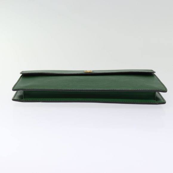 LOUIS VUITTON Epi Montaigne 27 Clutch Bag Green M52654 LV Auth 74313 - Picture 6 of 16
